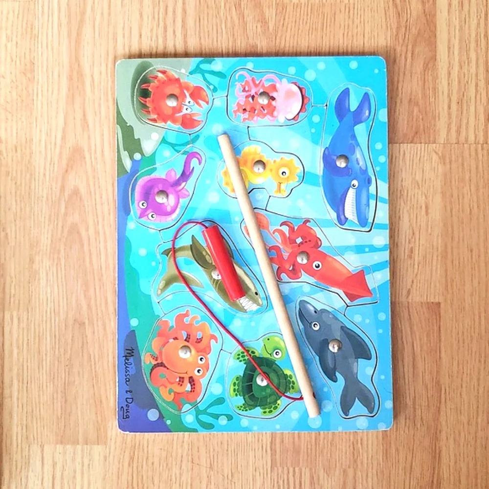 2 wooden learning toys